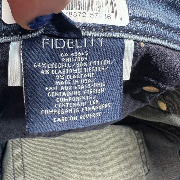 🚫SOLD! NWT🤩 |•FIDELITY DENIM•| Nordstrom Jimmy Slim Straight Leg Jeans - Picture 11 of 16